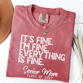 Senior Mom Class of 2027 T-Shirt
