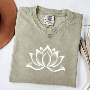 Minimalist Lotus Flower T-Shirt