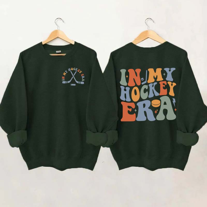 In My Hockey Mom Era Mama Sweatshirt