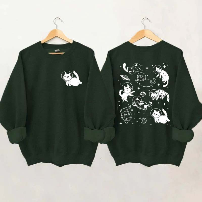 Cats in Space Sweatshirt