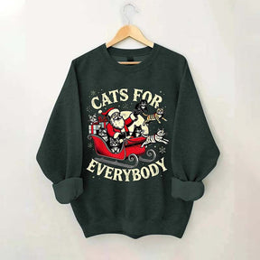 Christmas Cats For Everybody Sweatshirt