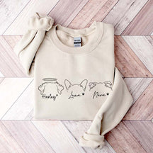 Custom Dog and Cat Ears Sweatshirt