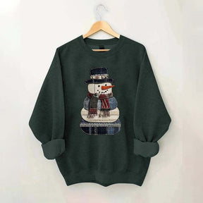 Patchwork Christmas Sweatshirt