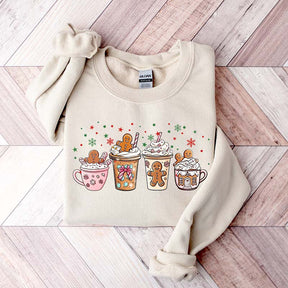 Gingerbread Christmas Coffee Cute Sweatshirt