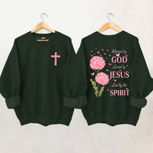 Blessed By God Loved By Jesus Led By The Spirit Sweatshirt