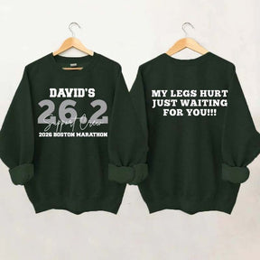 Custom Marathon Support Crew Sweatshirt