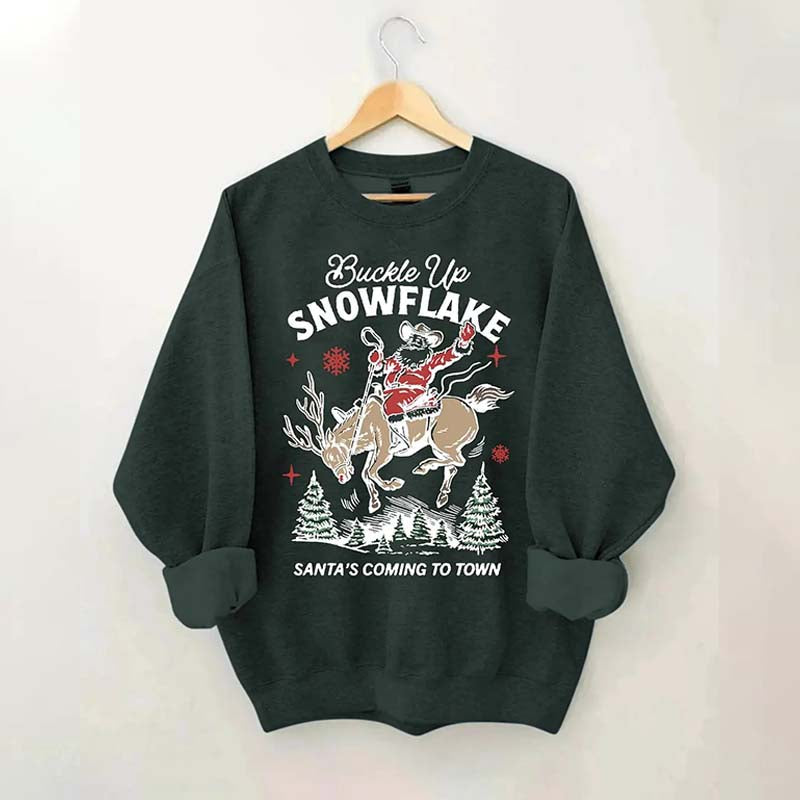 Santa's Coming To Town Sweatshirt