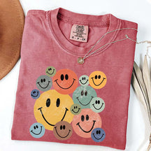Retro Smiley Faces T-Shirt