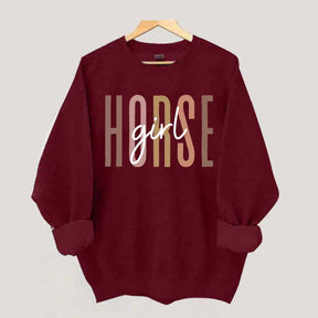 Horse Girl Lover Sweatshirt
