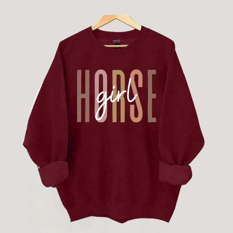 Horse Girl Lover Sweatshirt