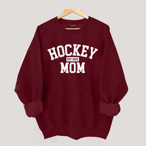Hockey Mom Est. 2025 Sweatshirt