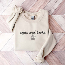 Coffee and Books Reading Sweatshirt