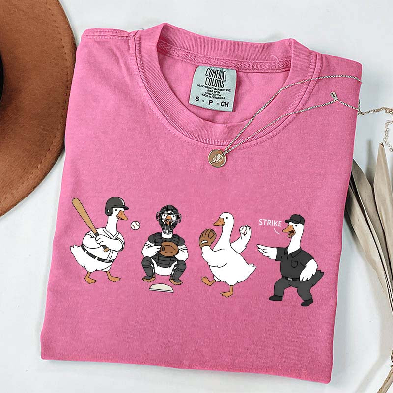 Baseball Goose Player T-Shirt