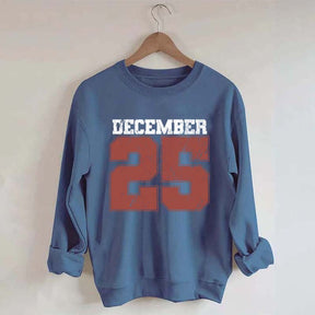 Retro December 25 Christmas Sweatshirt