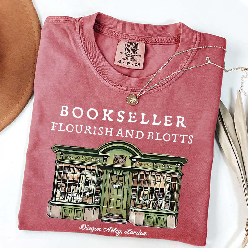 Wizard Bookstore Book Lover T-Shirt