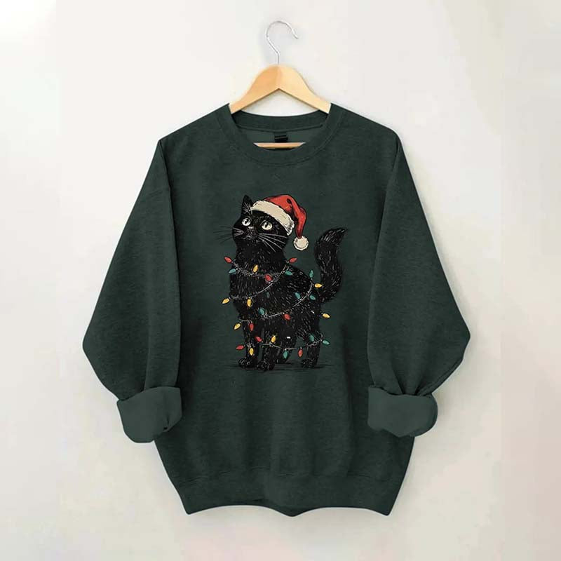 Cat Christmas Sweatshirt