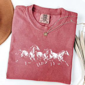 Wild Horses Running T-Shirt