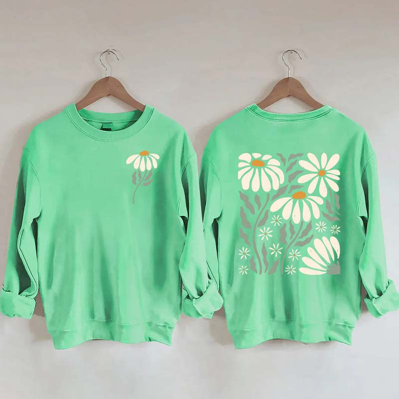 Comfort Colors Boho Daisy Sweatshirt
