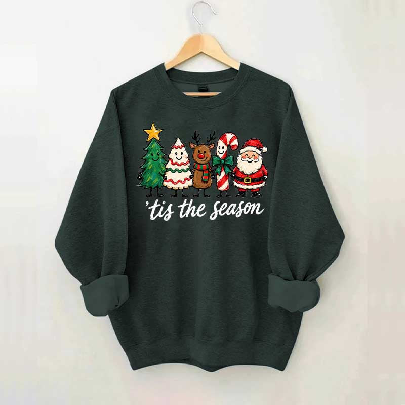 Tis The Season Christmas Characters Sweatshirt