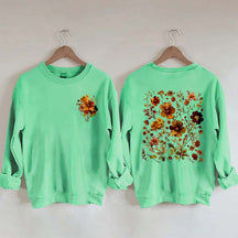 Autumn Cottagecore Autumn Floral Sweatshirt