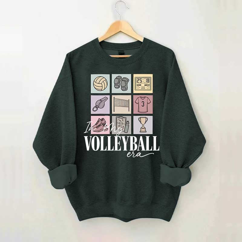 Just A Day In A Life With A Volleyball Girly Sweatshirt