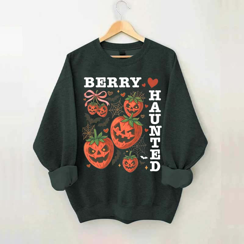 Strawberry Coquette Summerween Scary Fruit Sweatshirt