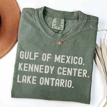 Gulf of Mexico Kennedy Center Lake Ontario T-Shirt