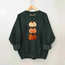 Watercolor Fall Pumpkin Harvest Sweatshirt