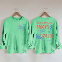 Funny Volleyball Moms Club Sweatshirt