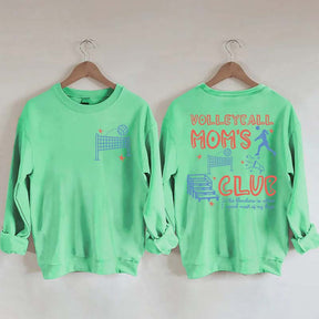 Funny Volleyball Moms Club Sweatshirt