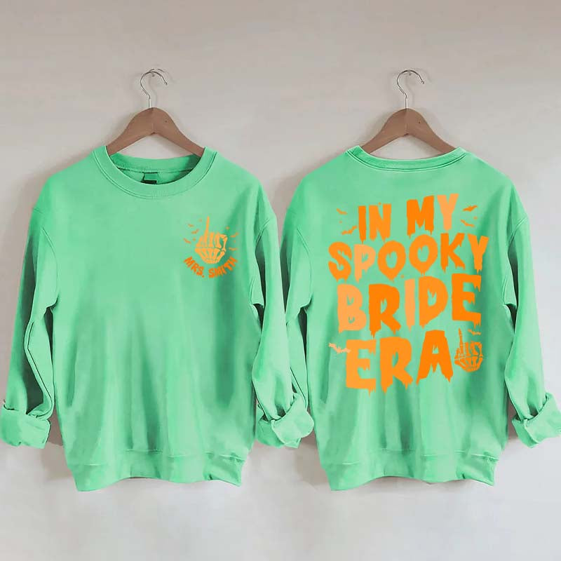 In My Spooky Bride Era Halloween Sweatshirt