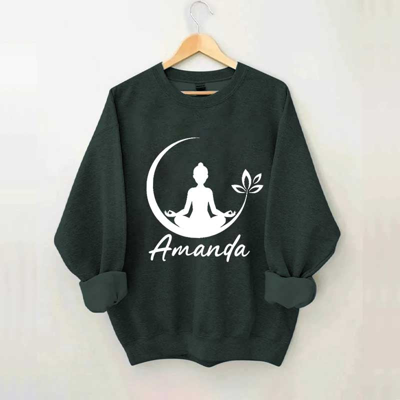 Personalized Yoga Name Sweatshirt