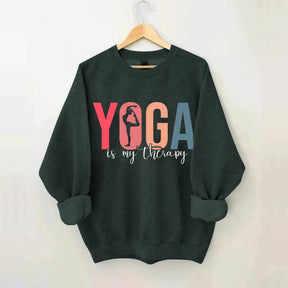Yoga Is My Therapy Sweatshirt