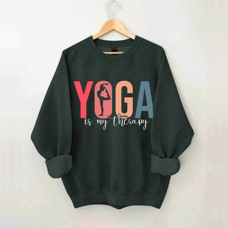 Yoga Is My Therapy Sweatshirt