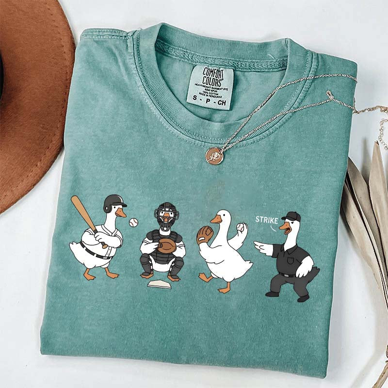 Baseball Goose Player T-Shirt