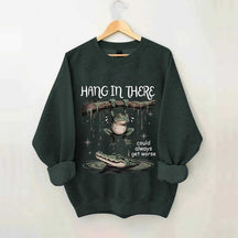 Sassy Frog Hang In There Sweatshirt
