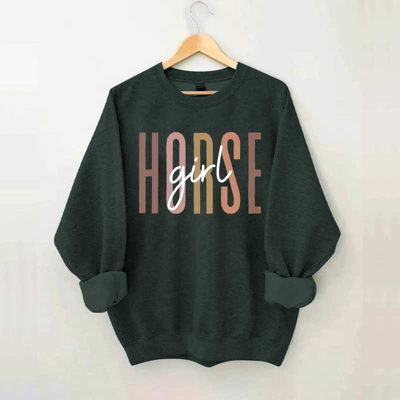 Horse Girl Lover Sweatshirt