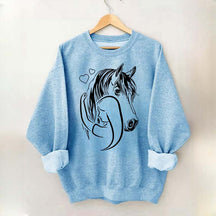 Rider Horse Lineart Sweatshirt