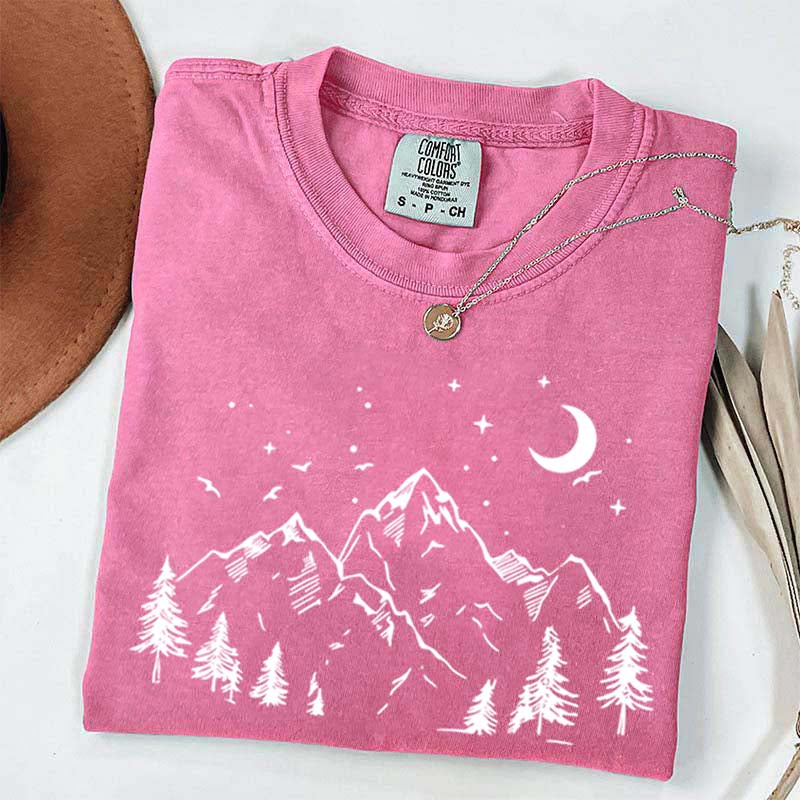 Minimalist Mountain Hiking T-Shirt