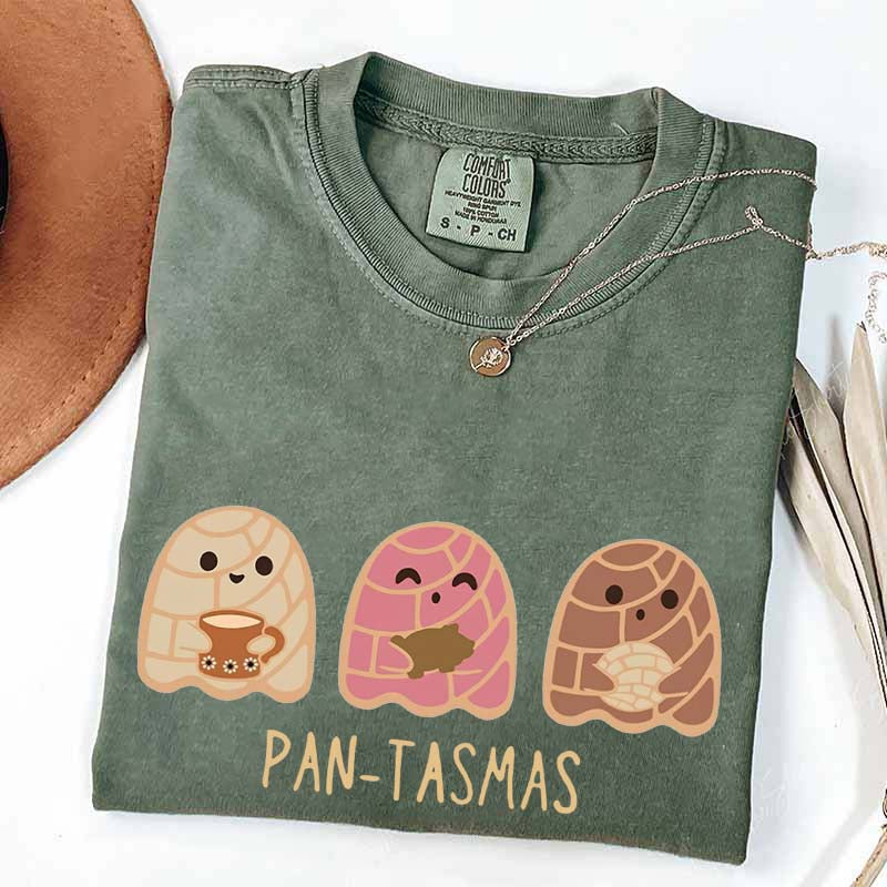Funny Pantasmas Ghost Pan Dulce T-Shirt