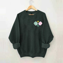 Cute Preppy Pickleball Sweatshirt