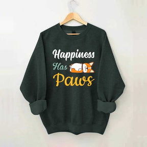 Happiness Has Paws Sweatshirt