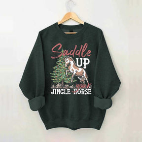 Saddle Up Your Jingle Horse Sweatshirt