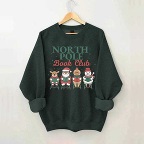 Retro Christmas Bookish Sweatshirt