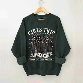 Retro Girls Trip Salem Sweatshirt
