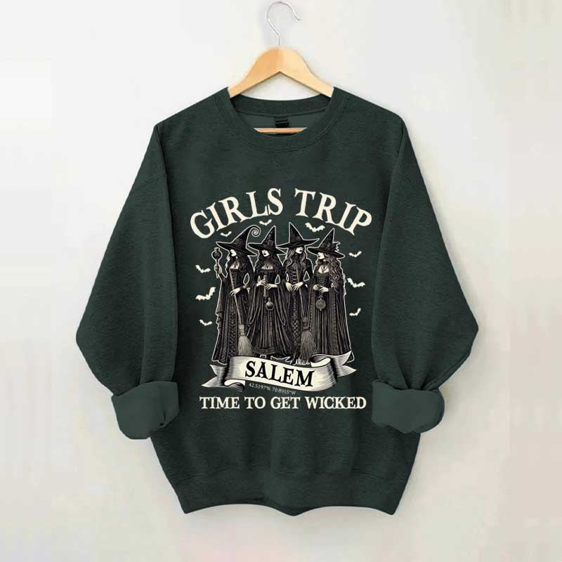 Retro Girls Trip Salem Sweatshirt