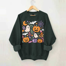 Floral Halloween Fall Spooky Season Sweatshirt