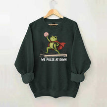 Funny Frog Pilates We Pulse At Dawn Sweatshirt