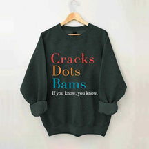 Cracks Dots Bams Sweatshirt