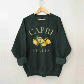Capri Italia Lemons Amalfi Coast Sweatshirt